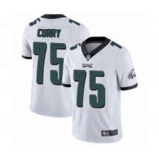 Men's Philadelphia Eagles #75 Vinny Curry White Vapor Untouchable Limited Player Football Jersey
