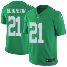 Youth Nike Philadelphia Eagles #21 Patrick Robinson Limited Green Rush Vapor Untouchable NFL Jersey
