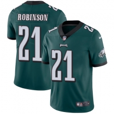 Youth Nike Philadelphia Eagles #21 Patrick Robinson Midnight Green Team Color Vapor Untouchable Limited Player NFL Jersey