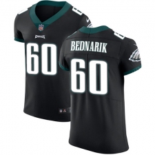 Men's Nike Philadelphia Eagles #60 Chuck Bednarik Black Alternate Vapor Untouchable Elite Player NFL Jersey
