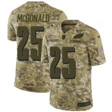 Men's Nike Philadelphia Eagles #25 Tommy McDonald Limited Camo 2018 Salute to Service NFL Jersey