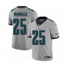 Youth Philadelphia Eagles #25 Tommy McDonald Limited Silver Inverted Legend Football Jersey