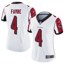 Women's Nike Atlanta Falcons #4 Brett Favre Elite White NFL Jersey