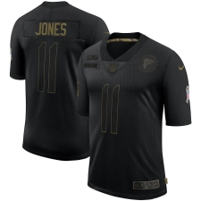 Men's Atlanta Falcons #11 Julio Jones Black Nike 2020 Salute To Service Limited Jersey