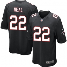 Youth Nike Atlanta Falcons #22 Keanu Neal Game Black Alternate NFL Jersey