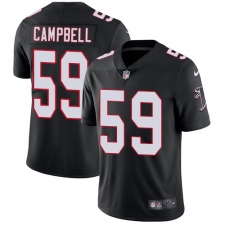 Youth Nike Atlanta Falcons #59 De'Vondre Campbell Black Alternate Vapor Untouchable Limited Player NFL Jersey