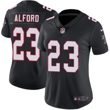 Women's Nike Atlanta Falcons #23 Robert Alford Elite Black Alternate NFL Jersey