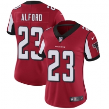 Women's Nike Atlanta Falcons #23 Robert Alford Elite Red Team Color NFL Jersey