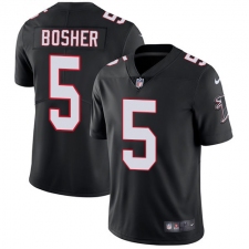 Youth Nike Atlanta Falcons #5 Matt Bosher Elite Black Alternate NFL Jersey