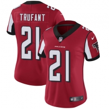 Women's Nike Atlanta Falcons #21 Desmond Trufant Elite Red Team Color NFL Jersey