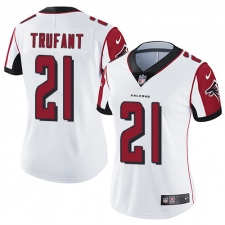 Women's Nike Atlanta Falcons #21 Desmond Trufant Elite White NFL Jersey