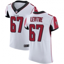 Men's Nike Atlanta Falcons #67 Andy Levitre White Vapor Untouchable Elite Player NFL Jersey