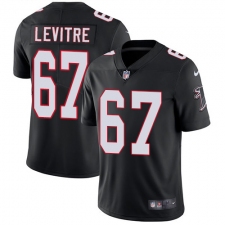 Youth Nike Atlanta Falcons #67 Andy Levitre Black Alternate Vapor Untouchable Limited Player NFL Jersey