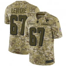 Youth Nike Atlanta Falcons #67 Andy Levitre Limited Camo 2018 Salute to Service NFL Jersey