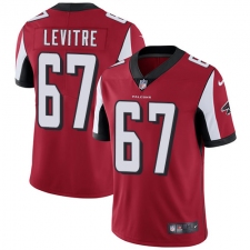 Youth Nike Atlanta Falcons #67 Andy Levitre Red Team Color Vapor Untouchable Limited Player NFL Jersey