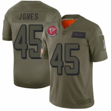 Men's Atlanta Falcons #45 Deion Jones Limited Camo 2019 Salute to Service Football Jersey