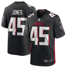 Men's Atlanta Falcons #45 Deion Jones Nike Black Game Player Jersey