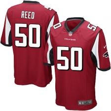 Men's Nike Atlanta Falcons #50 Brooks Reed Game Red Team Color NFL Jersey