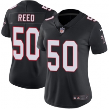 Women's Nike Atlanta Falcons #50 Brooks Reed Elite Black Alternate NFL Jersey