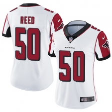 Women's Nike Atlanta Falcons #50 Brooks Reed Elite White NFL Jersey