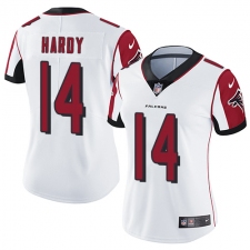 Women's Nike Atlanta Falcons #14 Justin Hardy Elite White NFL Jersey