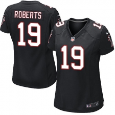 Women's Nike Atlanta Falcons #19 Andre Roberts Game Black Alternate NFL Jersey