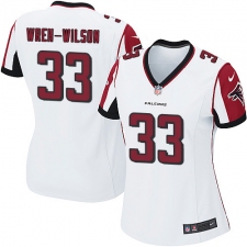 Women's Nike Atlanta Falcons #33 Blidi Wreh-Wilson Game White NFL Jersey