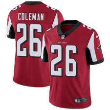 Youth Nike Atlanta Falcons #26 Tevin Coleman Elite Red Team Color NFL Jersey