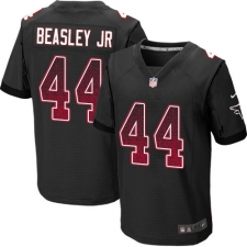 Men's Nike Atlanta Falcons #44 Vic Beasley Elite Black Alternate Drift Fashion NFL Jersey