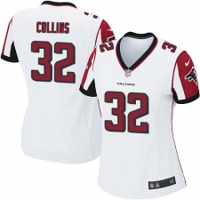 Women's Nike Atlanta Falcons #32 Jalen Collins Game White NFL Jersey