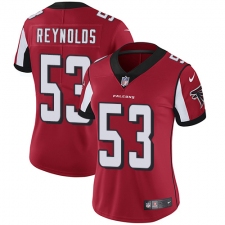 Women's Nike Atlanta Falcons #53 LaRoy Reynolds Elite Red Team Color NFL Jersey