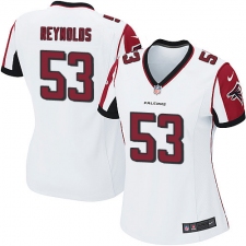 Women's Nike Atlanta Falcons #53 LaRoy Reynolds Game White NFL Jersey
