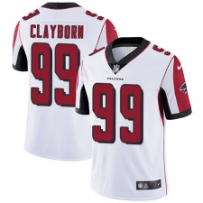 Men's Nike Atlanta Falcons #99 Adrian Clayborn White Vapor Untouchable Limited Player NFL Jersey