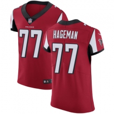 Men's Nike Atlanta Falcons #77 Ra'Shede Hageman Red Team Color Vapor Untouchable Elite Player NFL Jersey