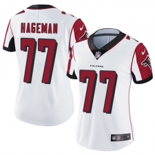 Women's Nike Atlanta Falcons #77 Ra'Shede Hageman White Vapor Untouchable Limited Player NFL Jersey
