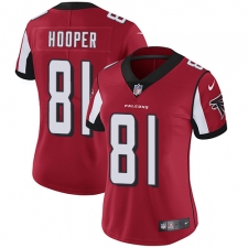 Women's Nike Atlanta Falcons #81 Austin Hooper Elite Red Team Color NFL Jersey