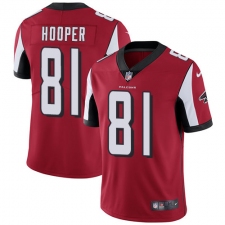 Youth Nike Atlanta Falcons #81 Austin Hooper Red Team Color Vapor Untouchable Limited Player NFL Jersey