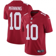 Youth Nike New York Giants #10 Eli Manning Elite Red Alternate NFL Jersey