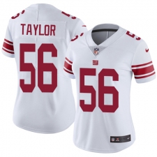 Women's Nike New York Giants #56 Lawrence Taylor White Vapor Untouchable Limited Player NFL Jersey