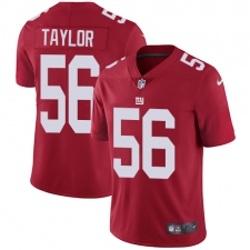 Youth Nike New York Giants #56 Lawrence Taylor Elite Red Alternate NFL Jersey