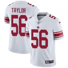 Youth Nike New York Giants #56 Lawrence Taylor Elite White NFL Jersey