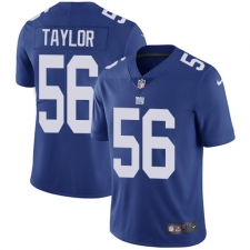Youth Nike New York Giants #56 Lawrence Taylor Royal Blue Team Color Vapor Untouchable Limited Player NFL Jersey