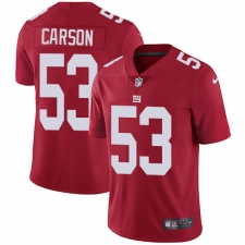 Youth Nike New York Giants #53 Harry Carson Elite Red Alternate NFL Jersey