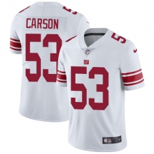 Youth Nike New York Giants #53 Harry Carson Elite White NFL Jersey