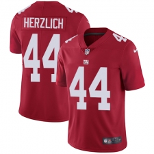 Youth Nike New York Giants #44 Mark Herzlich Elite Red Alternate NFL Jersey
