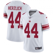 Youth Nike New York Giants #44 Mark Herzlich White Vapor Untouchable Limited Player NFL Jersey