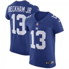 Men's Nike New York Giants #13 Odell Beckham Jr Elite Royal Blue Team Color NFL Jersey