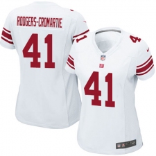 Women's Nike New York Giants #41 Dominique Rodgers-Cromartie Game White NFL Jersey