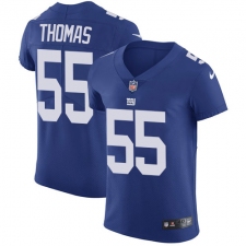Men's Nike New York Giants #55 J.T. Thomas Elite Royal Blue Team Color NFL Jersey