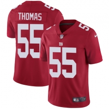 Men's Nike New York Giants #55 J.T. Thomas Red Alternate Vapor Untouchable Limited Player NFL Jersey